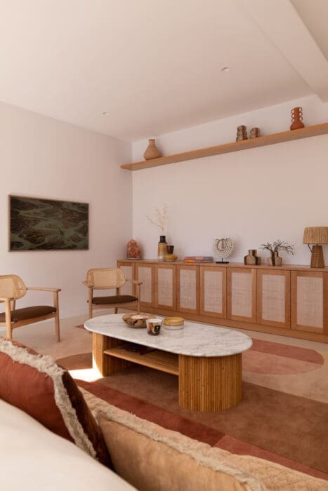 Placage de bois pour un meuble de salon d'une maison vers La Croix Valmer –  SAME